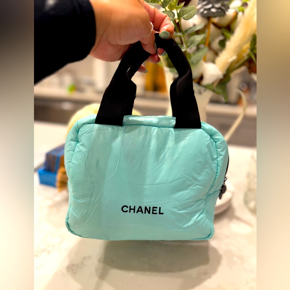 Chanel Novelty Mini Bag Pouch- Blue